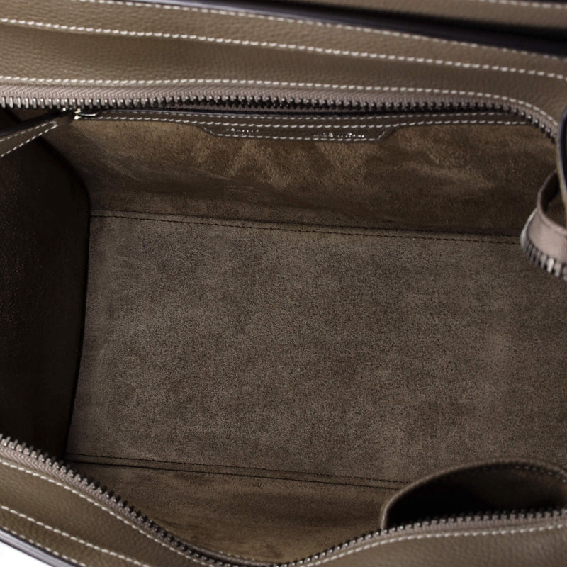 Celine Luggage Bag Grainy Leather Micro