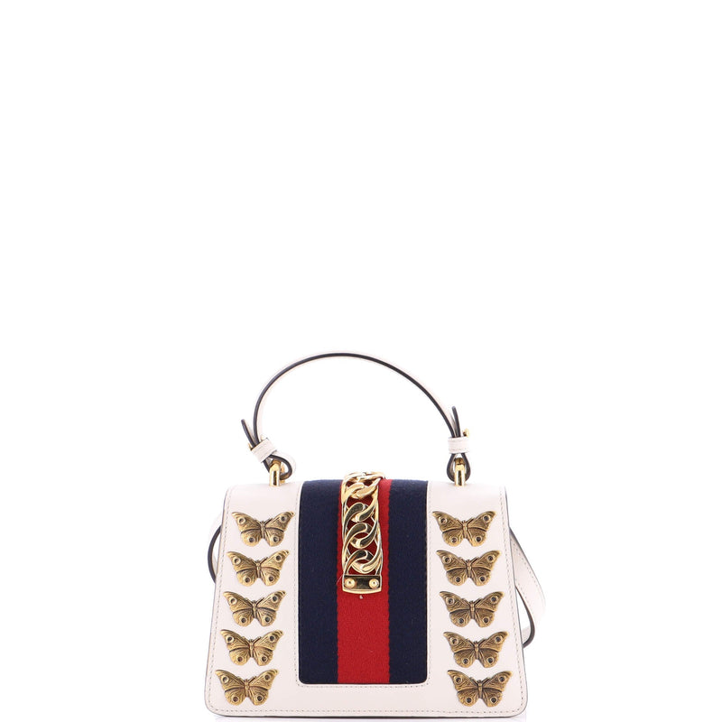 Gucci Sylvie Top Handle Bag Embellished
