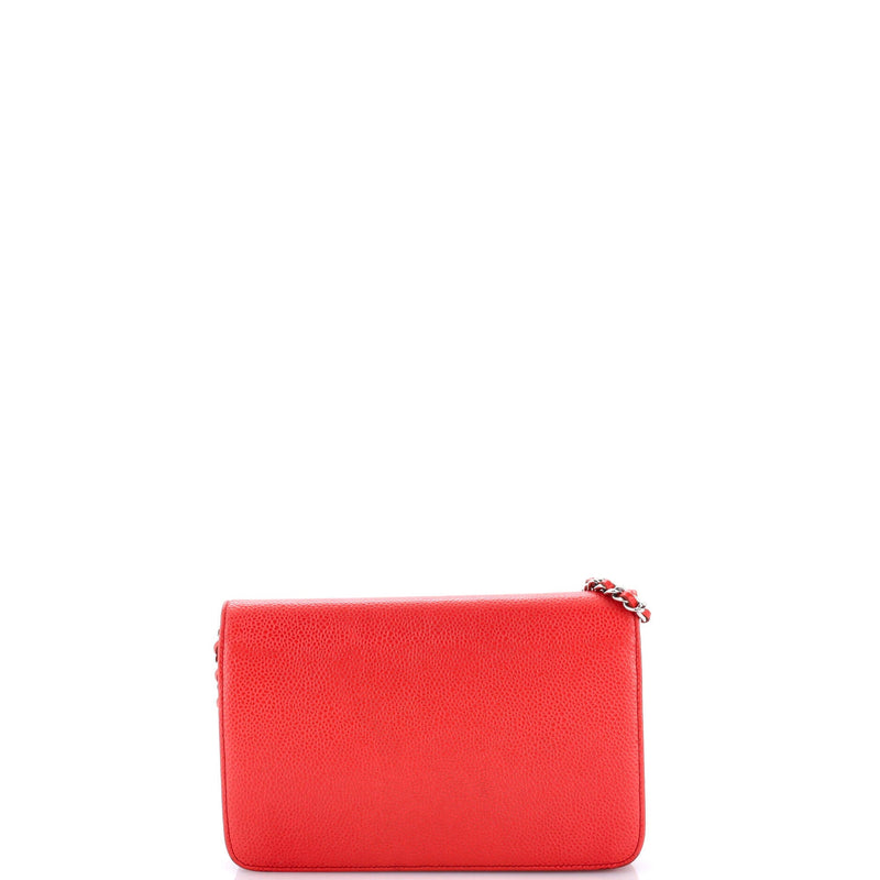 Chanel Timeless Wallet On Chain Caviar