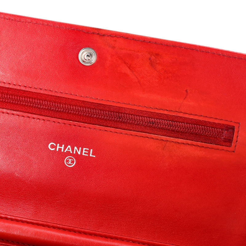 Chanel Timeless Wallet On Chain Caviar