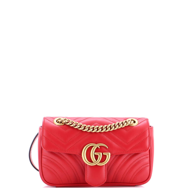 Gucci Gg Marmont Flap Bag Matelasse