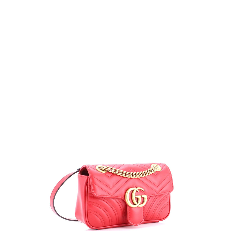 Gucci Gg Marmont Flap Bag Matelasse
