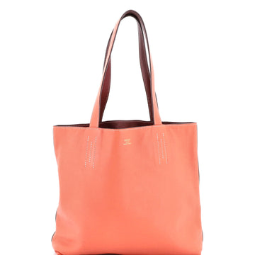 Hermes Double Sens Tote Veau Sikkim 36