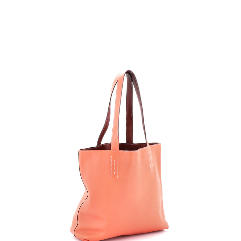 Hermes Double Sens Tote Veau Sikkim 36