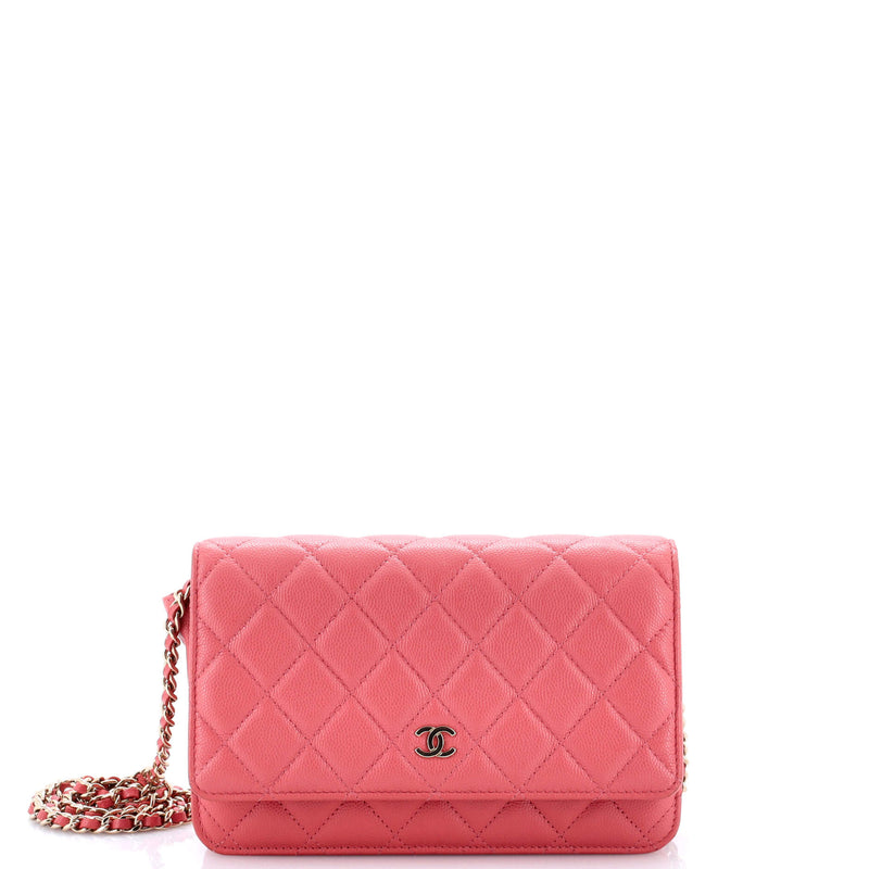 Chanel Wallet On Chain Quilted Caviar