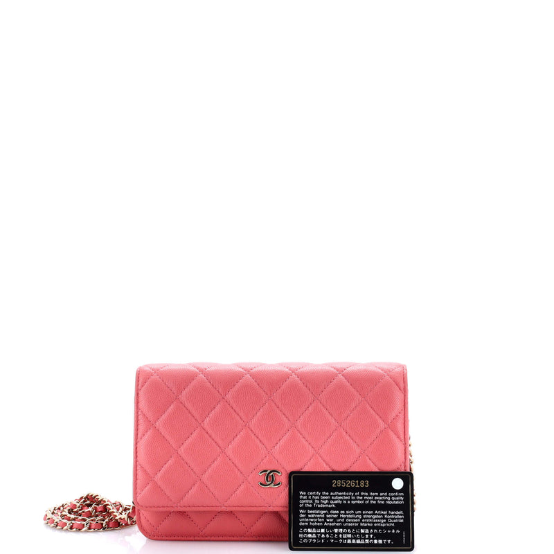 Chanel Wallet On Chain Quilted Caviar