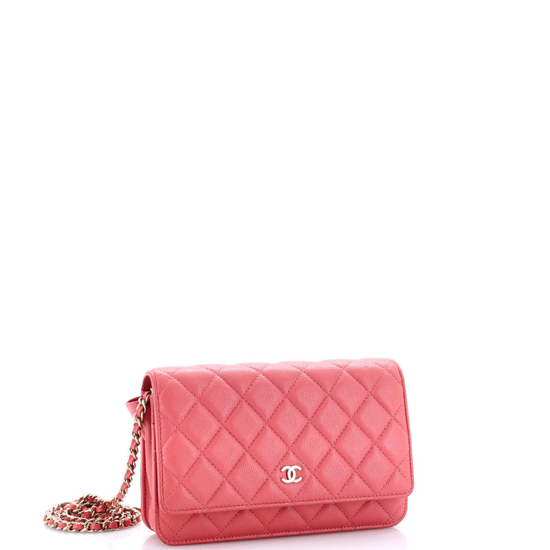 Chanel Wallet On Chain Quilted Caviar