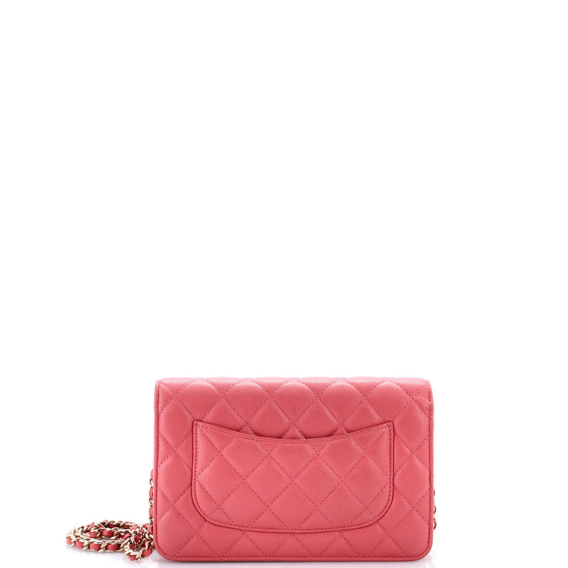 Chanel Wallet On Chain Quilted Caviar