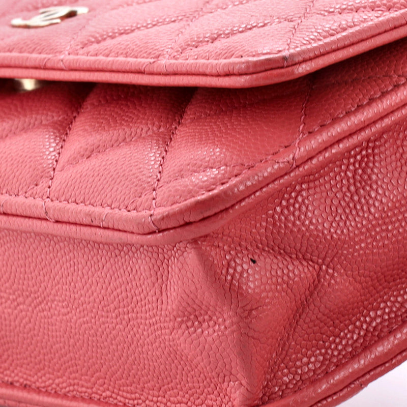 Chanel Wallet On Chain Quilted Caviar