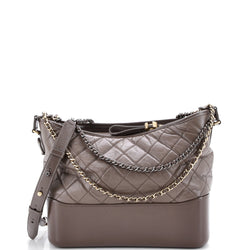 Chanel Gabrielle Hobo Quilted Aged