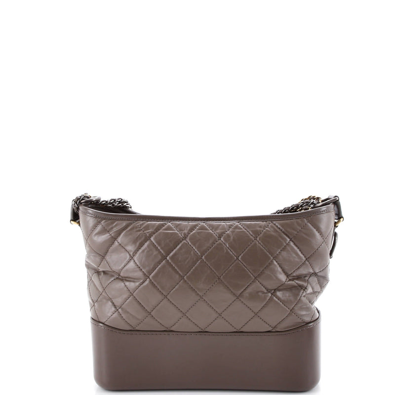 Chanel Gabrielle Hobo Quilted Aged