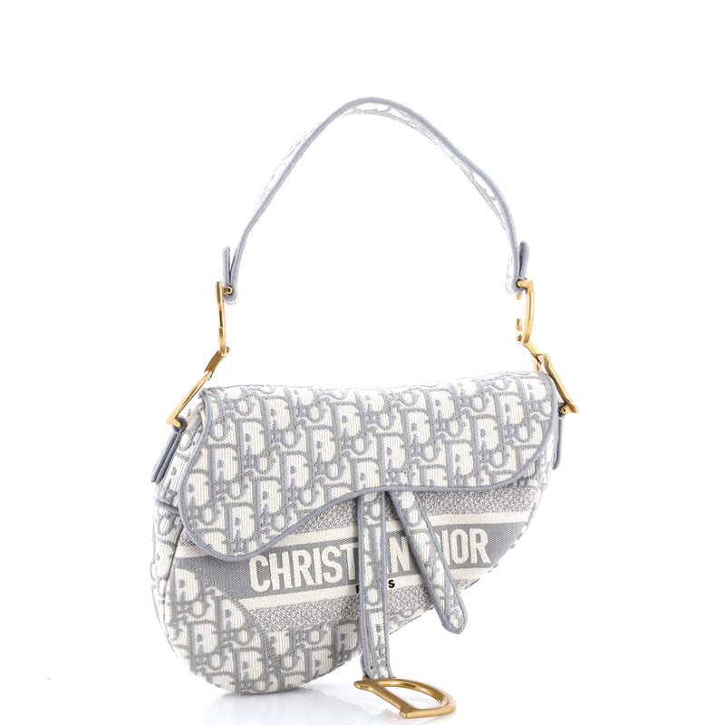 Christian Dior Saddle Handbag Logo