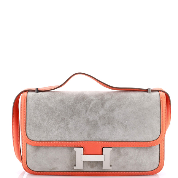 Hermes Constance Elan Bag Doblis Suede