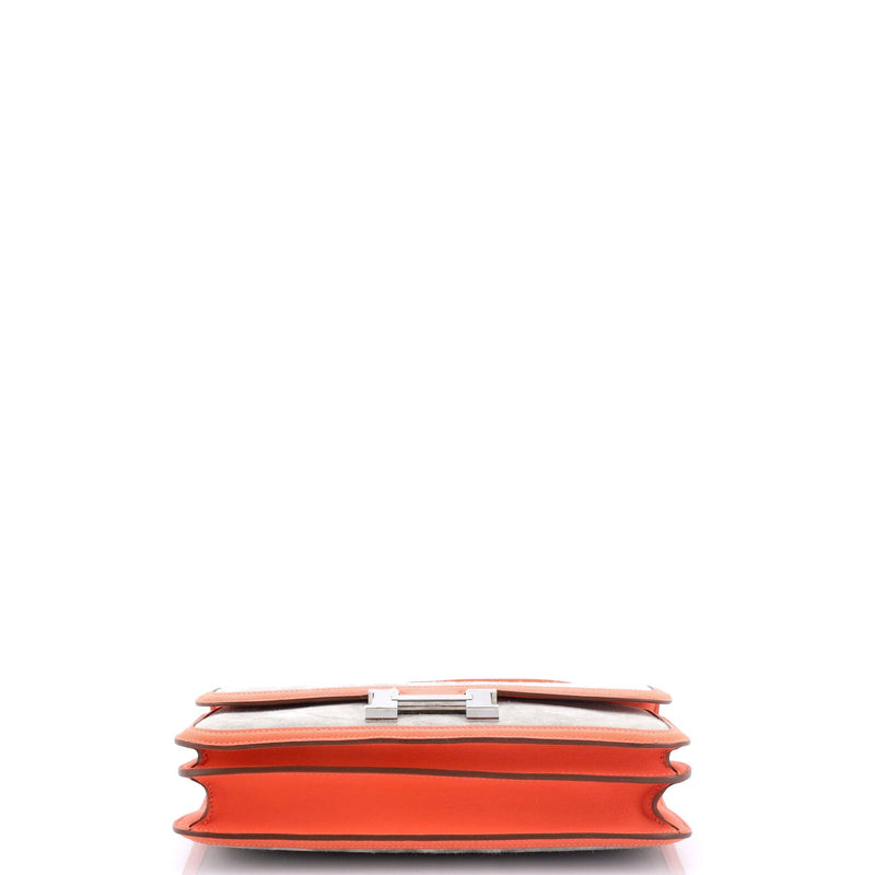 Hermes Constance Elan Bag Doblis Suede