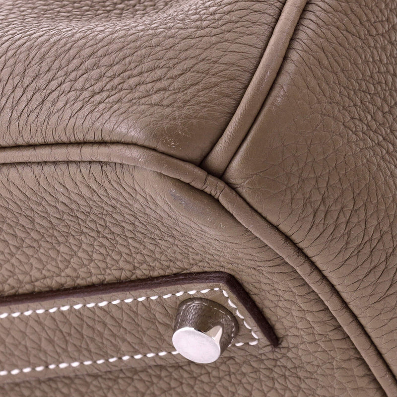 Hermes Birkin Handbag Grey Togo With