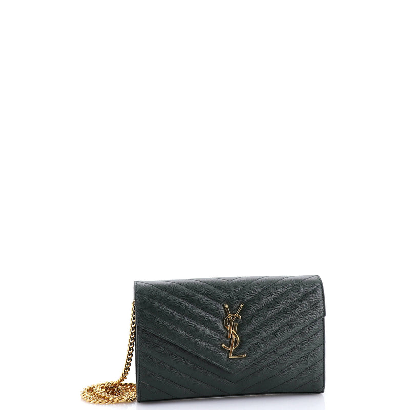 Saint Laurent Classic Wallet On Chain