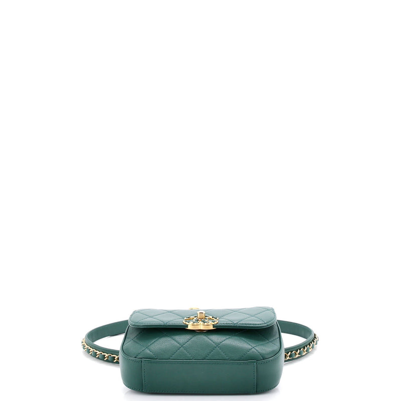 Chanel Chain Infinity Waist Bag Quilted