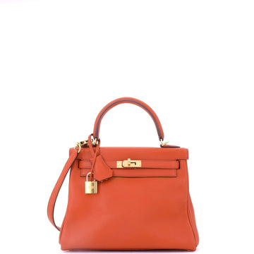 Hermes Kelly Handbag Terre Battue Swift