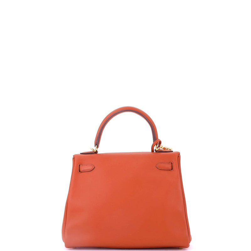 Hermes Kelly Handbag Terre Battue Swift