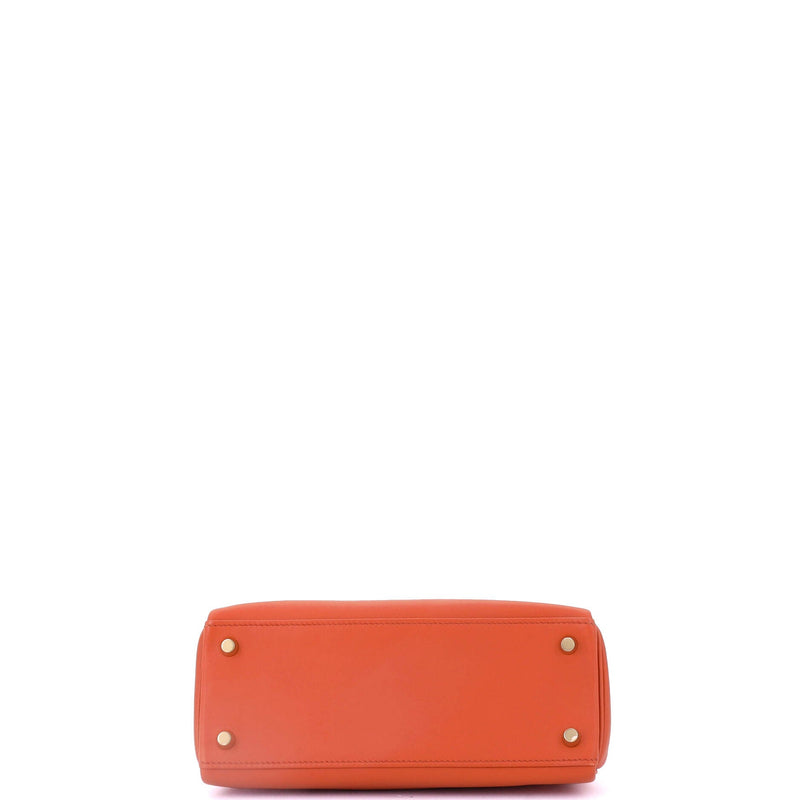 Hermes Kelly Handbag Terre Battue Swift