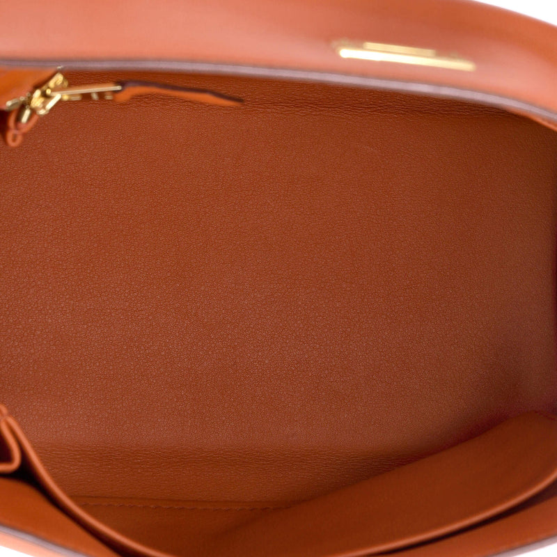 Hermes Kelly Handbag Terre Battue Swift