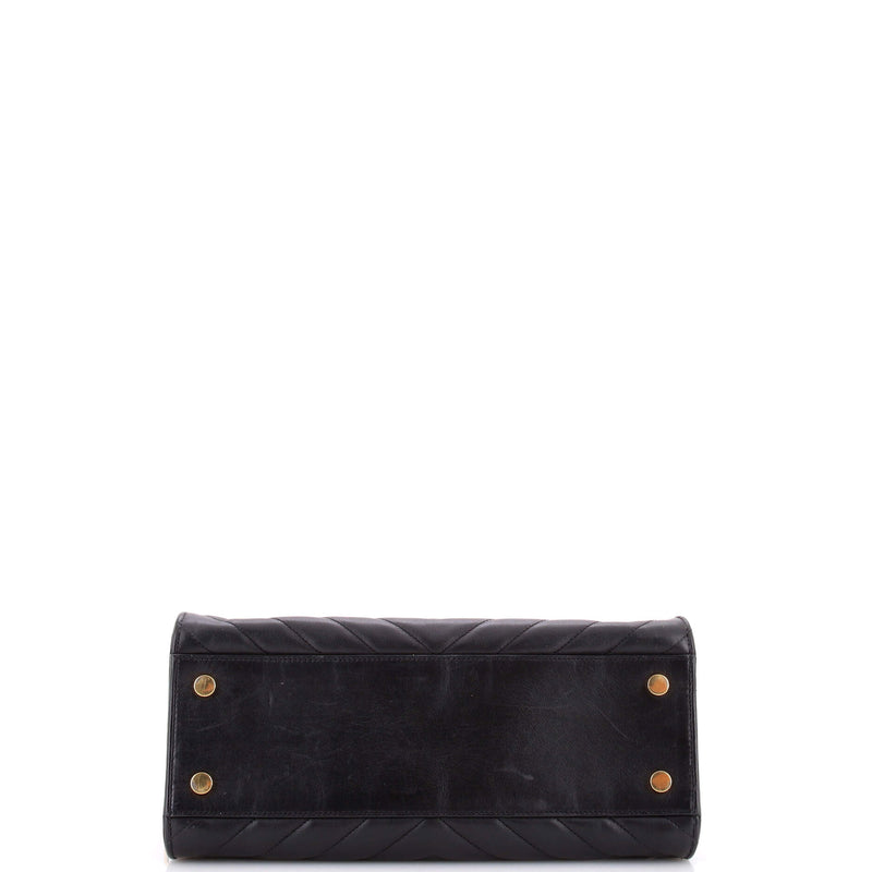 Saint Laurent Cabas Matelasse Chevron