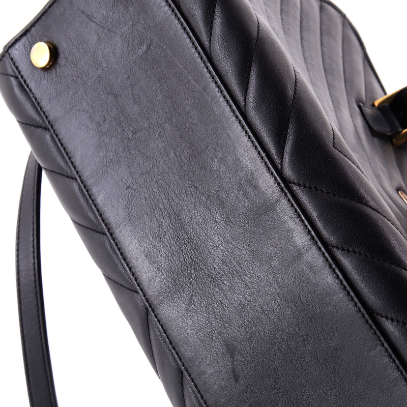 Saint Laurent Cabas Matelasse Chevron