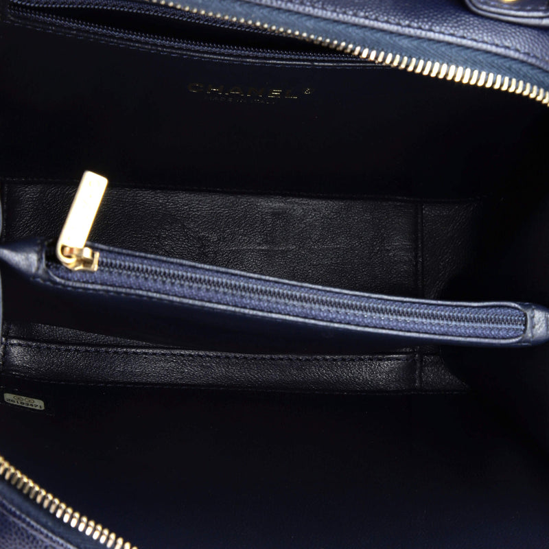 Chanel Filigree Vanity Case Quilted