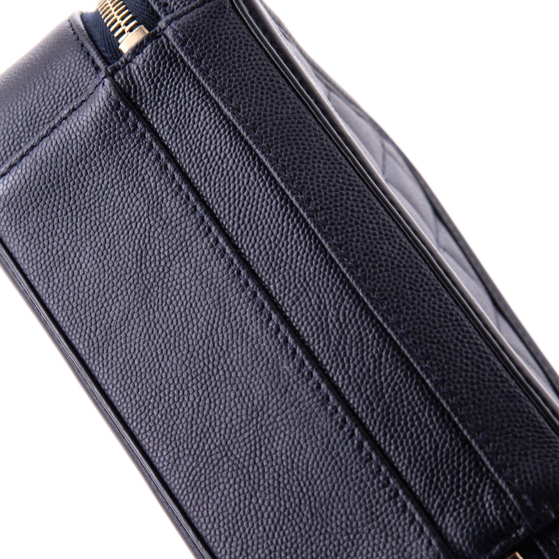Chanel Filigree Vanity Case Quilted