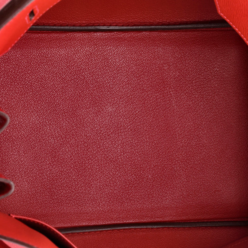Hermes Birkin Handbag Rouge Casaque