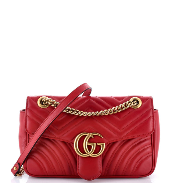 Gucci Gg Marmont Flap Bag Matelasse