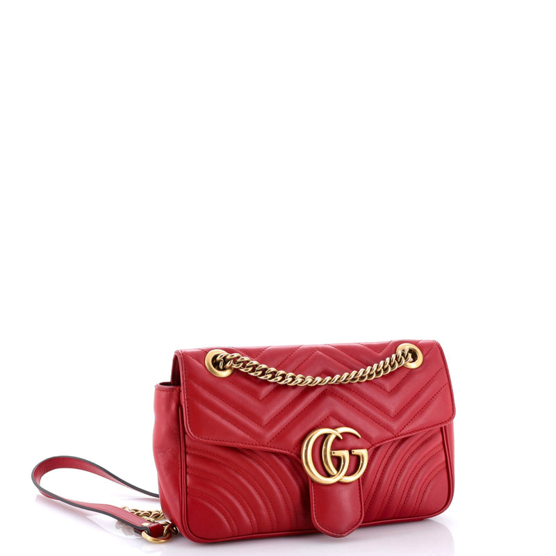 Gucci Gg Marmont Flap Bag Matelasse