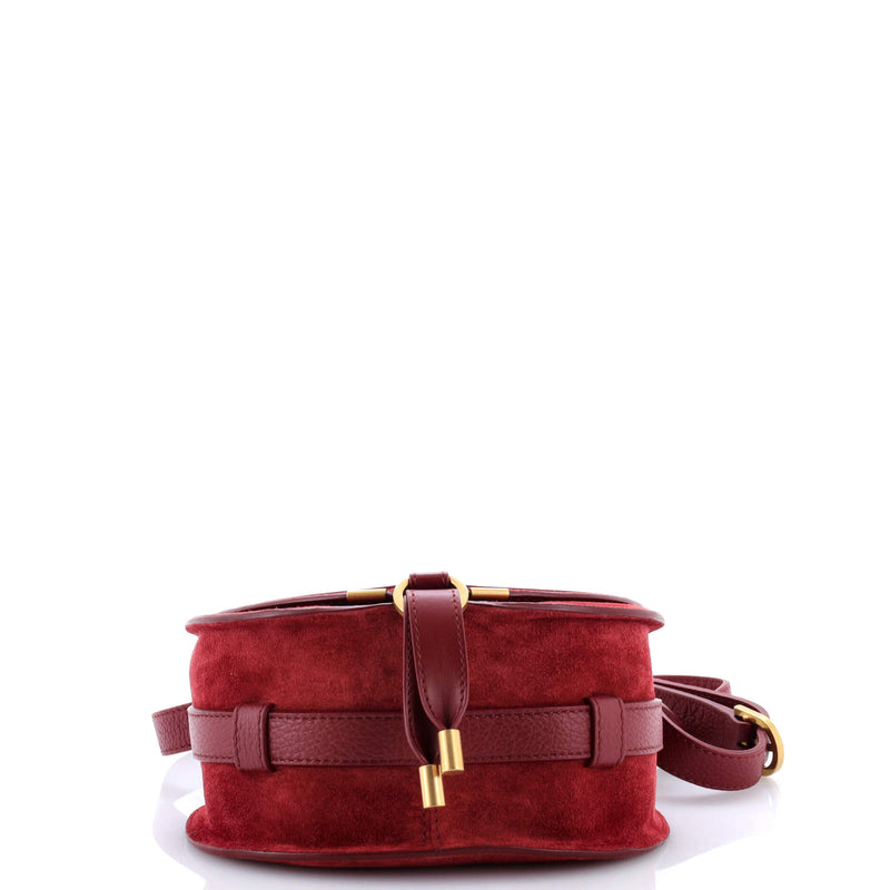 Chloe Marcie Crossbody Bag Suede Small