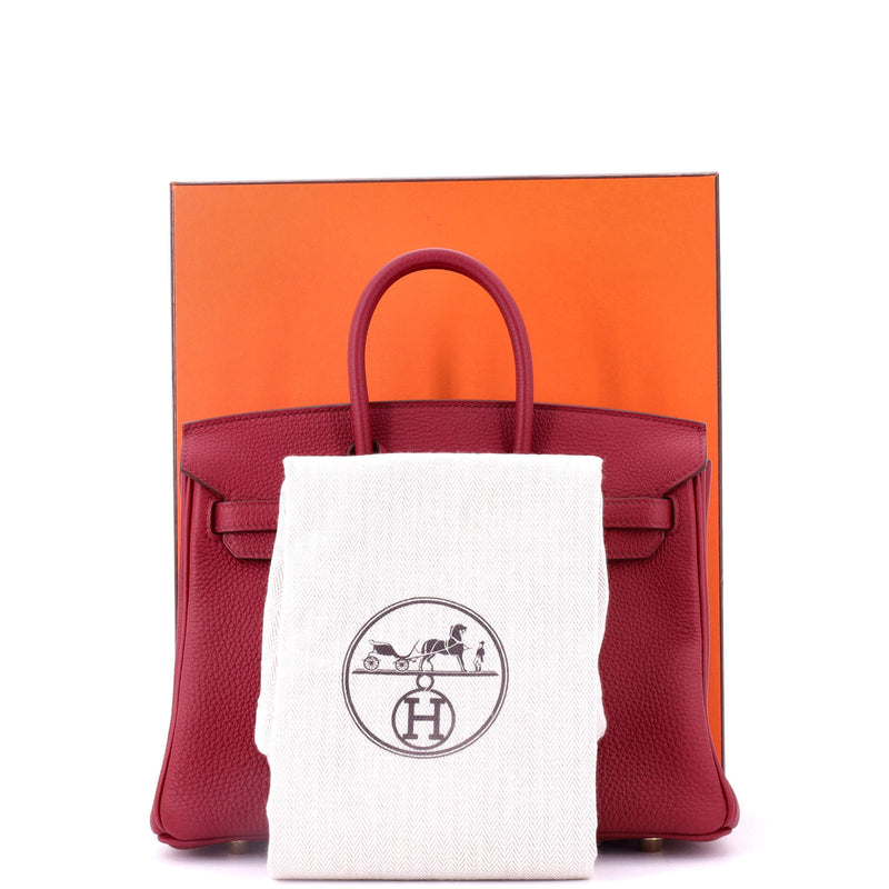 Hermes Birkin Handbag Rubis Togo With
