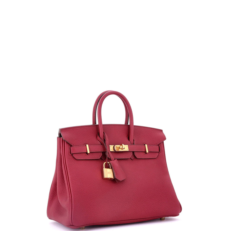 Hermes Birkin Handbag Rubis Togo With
