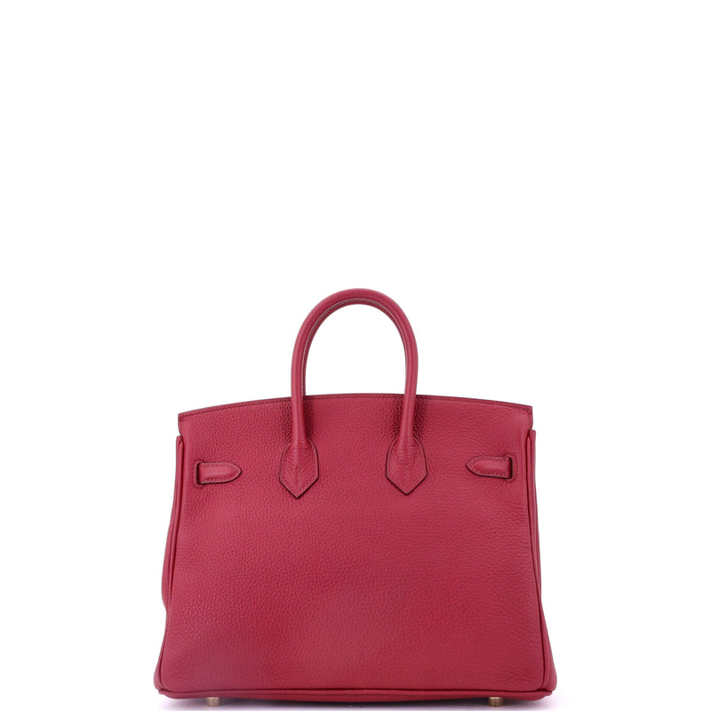 Hermes Birkin Handbag Rubis Togo With