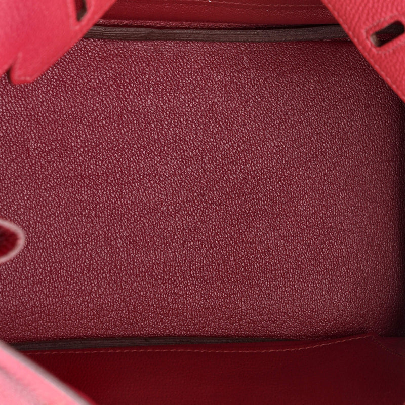 Hermes Birkin Handbag Rubis Togo With