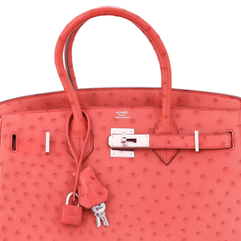 Hermes Birkin Handbag Bougainvillea