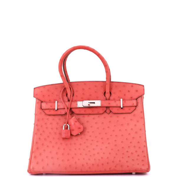 Hermes Birkin Handbag Bougainvillea