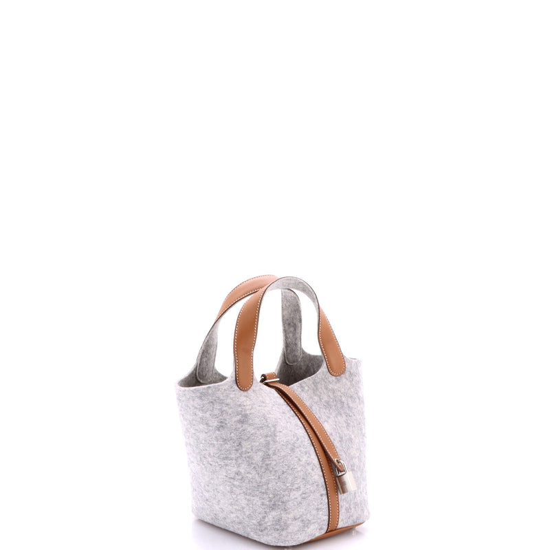 Hermes Picotin Lock Bag Felt With