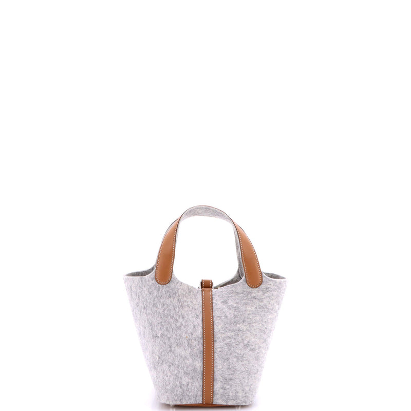 Hermes Picotin Lock Bag Felt With
