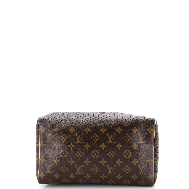 Louis Vuitton Speedy Handbag Perforated