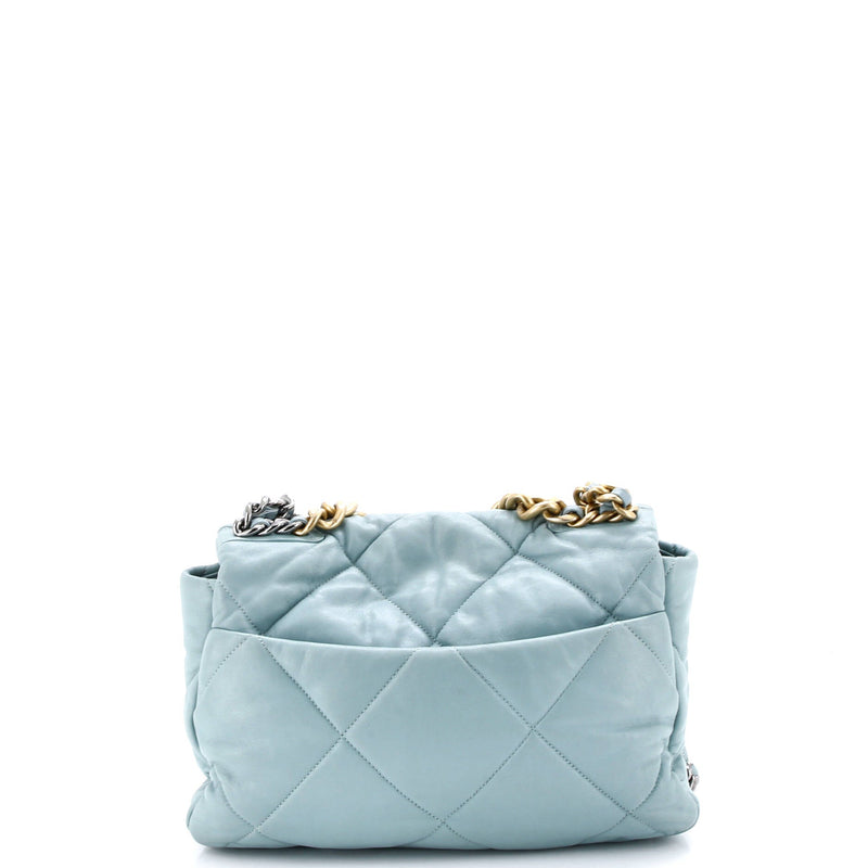 Chanel 19 Flap Bag Quilted Leather Large