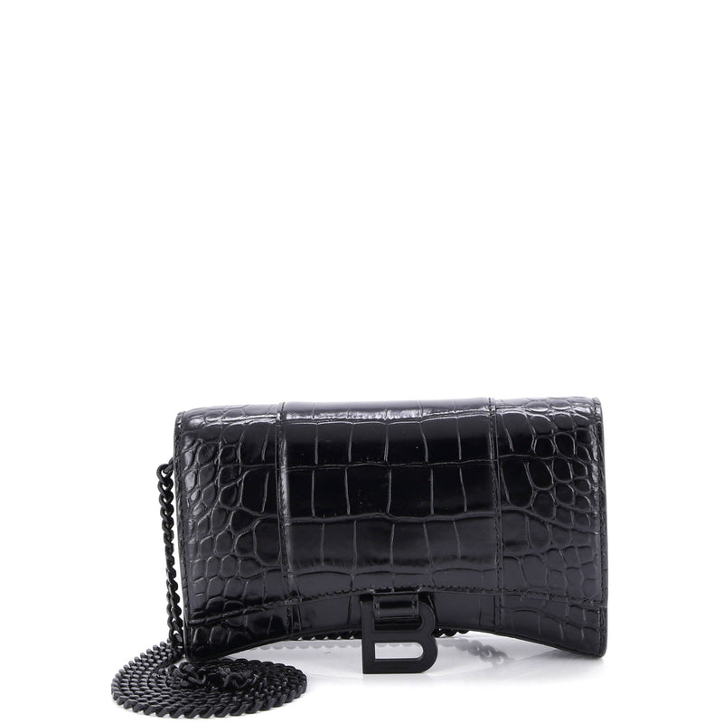 Balenciaga Hourglass Chain Wallet