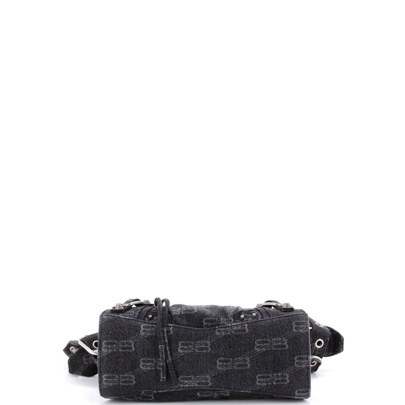 Balenciaga Neo Cagole City Bag Bb Denim