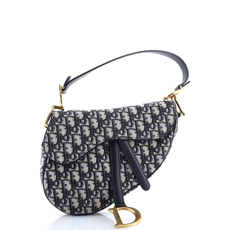 Christian Dior Saddle Handbag Oblique