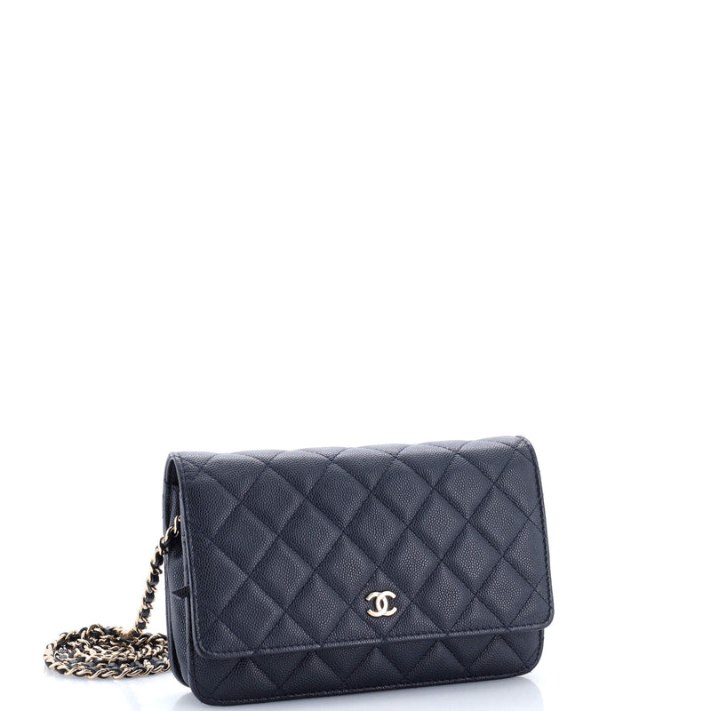 Chanel Wallet On Chain Quilted Caviar