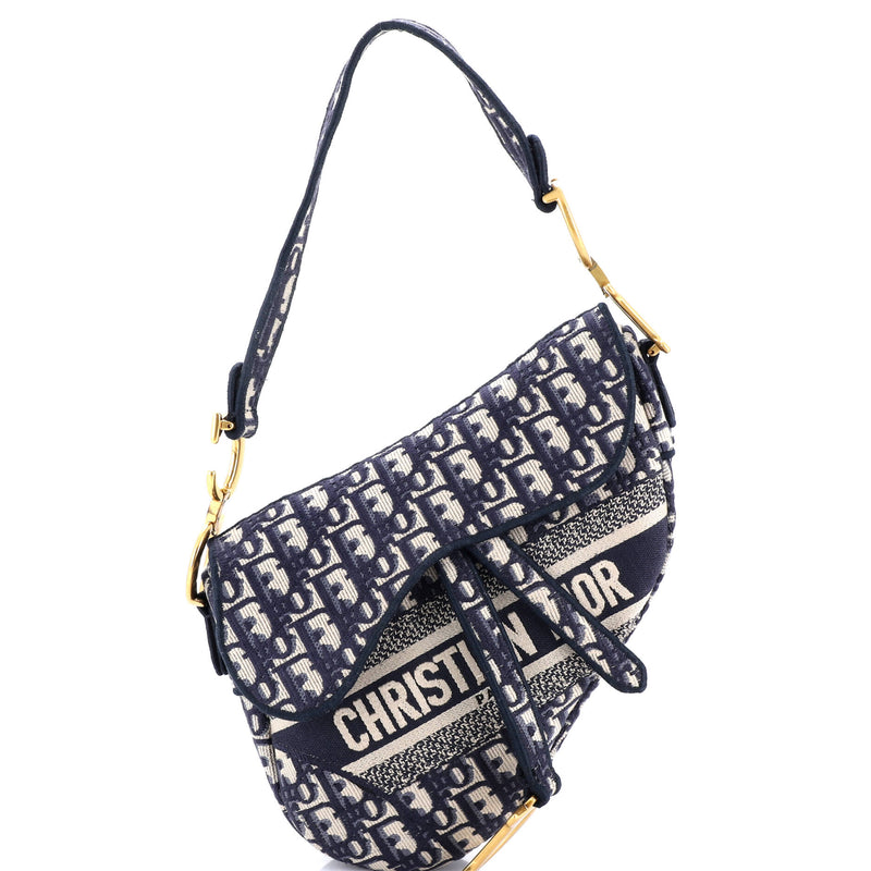 Christian Dior Saddle Handbag Logo