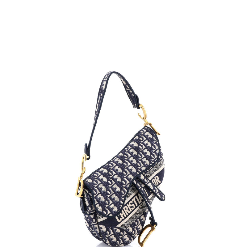 Christian Dior Saddle Handbag Logo