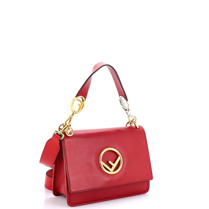 Fendi Kan I F Shoulder Bag Leather